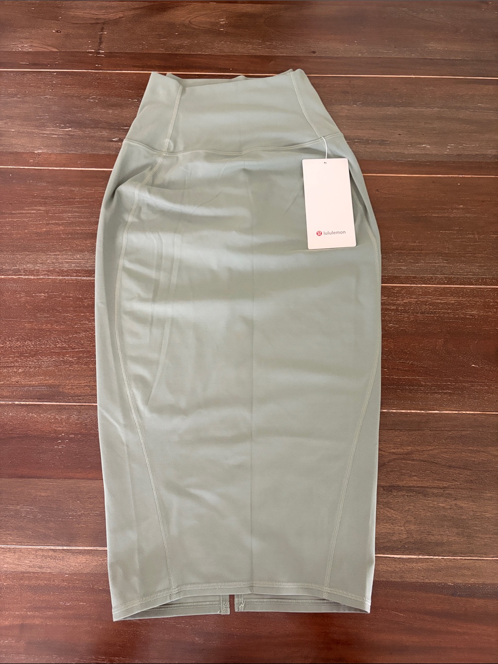 Lululemon Athletica Sage Green High-Waist Midi Skirt Nwt Sz 2